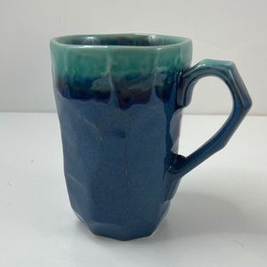 Urban Outiftters Miya Boulder Tall Mug Ocean Blue Traditional Japanese Ceramic